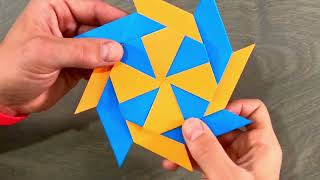Easy Transforming Ninja Star - Your kids will love these!