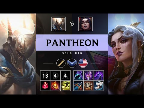 Pantheon Mid vs LeBlanc - NA Diamond Patch 25.20