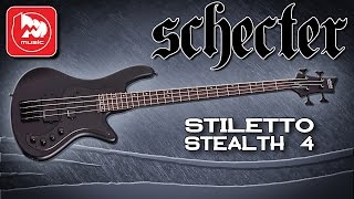 Video thumbnail for SCHECTER STILETTO STEALTH-4  крутая новинка среди басов Schecter by PopMusicRu