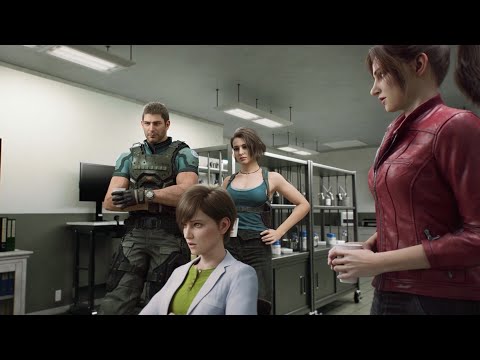 Resident Evil Death Island Chris, Jill, Claire e Rebecca