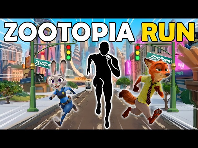 4K Immersive Interactive Warm-up | 🐰🦊POV ZOOTOPIA CHASE | Viral Challenge| Fun Workout | Brain Break SDDEFAULT Thumbnail