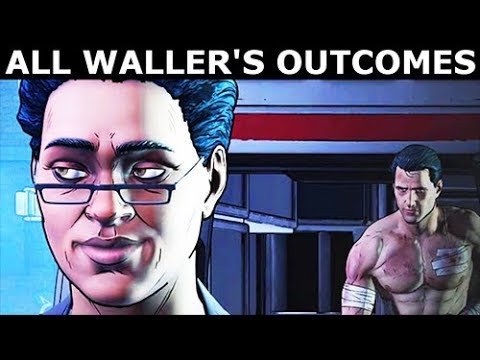 All Waller's Endings & All Final Outcomes - BATMAN Season 2 The Enemy Within Episode 5