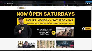 How to Look Up Inventory at U Pull R Parts