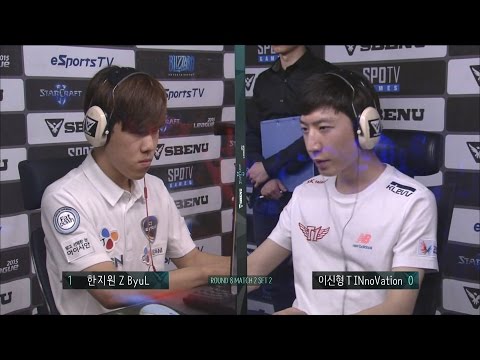 [SBENU SSL 2015] ByuL vs INnoVation RO.8 Match2 set2 -EsportsTV, Starcraft 2