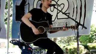 Evan Taubenfeld performs &quot;Boy Meets Girl&quot; at the Q92 Graduation Invasion III