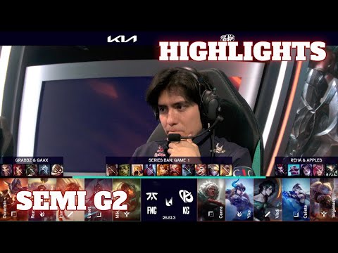 FNC vs KC - Game 2 Highlights | Semi Final LEC Winter 2025 Playoffs | Fnatic vs Karmine Corp G2