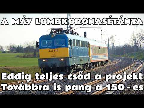 2026.03.05. Tehervonatoknak nyoma sincsen. Pang az ürességtől a közel 1000 milliárdos 150-es vonal.