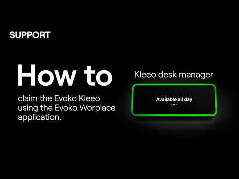 How to claim the Evoko Kleeo using the Evoko Workplace Application?
