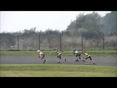 Pupillen 3 meisjes 300m series  Van Lingen Competitie Wervershoof 2014