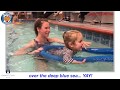 FUN SWIMMING Deep Blue Sea Song By Miss Regan