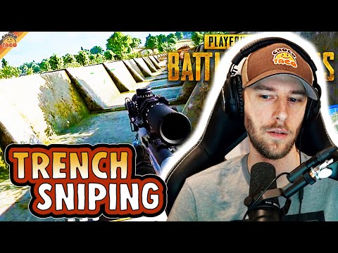 Kar98 Sniping from the Erangel Trenches ft. HollywoodBob - chocoTaco PUBG Duos Gameplay