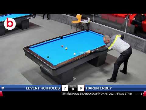 LEVENT KURTULUŞ & HARUN ERBEY Bilardo Maçı - 