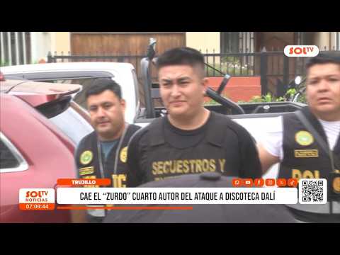 Trujillo: Detienen a El Zurdo por atentados en la ciudad