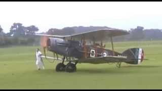 preview picture of video 'Bristol F.2b 'Brisfit' Fighter - Shuttleworth Evening Airshow - 20th September 2014'