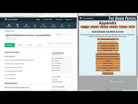 1 Introduction to the Orion Papers AWS TUTORIAL FOR BEGINNER CERTIFIED SOLUTIONS ARCHITECTASSOCIATE