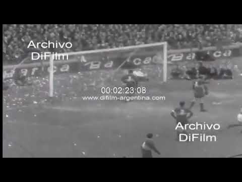 Narciso Doval Boca vs San Lorenzo 1965 11/7/1965 #EstadisticasCasla