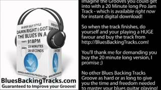 &#39;Damn Right I Got The Blues&#39; Blues Backing Track in Buddy Guy Style