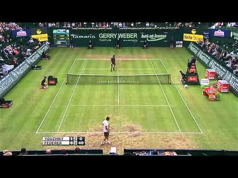 Gerry Weber Open 2012 - Halbfinale - Mikhail Youzhny vs. Roger Federer