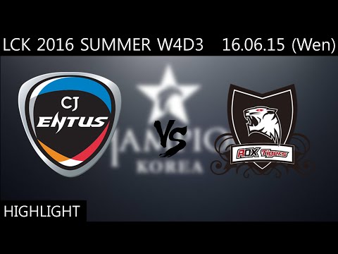 CJ VS 락스 2016 GAME 3 하이라이트 W4D3 CJ VS ROX GAME 3 LCK SUMMER 2016 W4D3 HIGHLIGHT