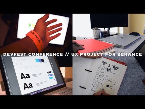 Devfest Conference // UX Project for Behance