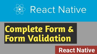 Download the video "Complete Form & Form Validation | #14 | React Native Tutorial in Hindi"
