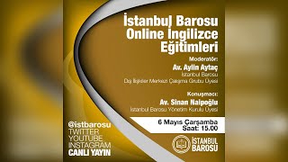 İSTANBUL BAROSU ONLINE İNGİLİZCE EĞİTİMLERİ
