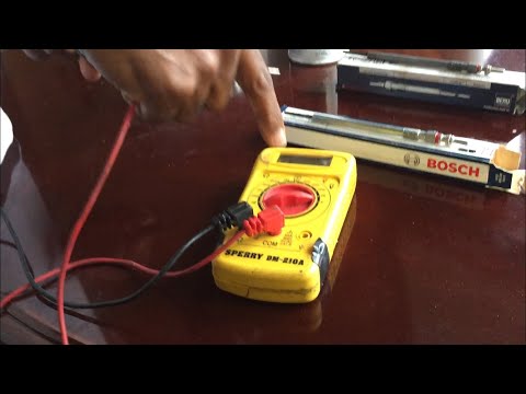 Easy simple Glow Plug test with Multimeter
