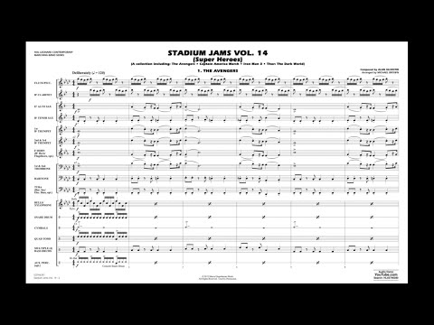 Stadium Jams Vol. 14 (Super Heroes) arranged by Michael Brown