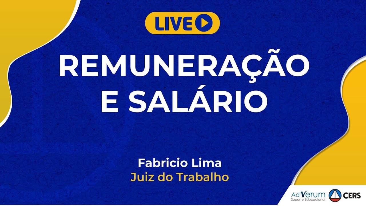 Remuneração e Salário | Prof. Fabricio Lima