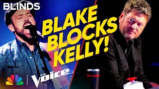 Neil Salsich Turns Four Chairs with Hank Williams&#39; &quot;Honky Tonk Blues&quot; | The Voice Blind Auditions