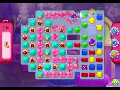 HomeScapes Level 2078 no boosters (17 moves)