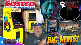 Arcade1Up Pac-Man XL Back At Costco, Spooky Pinball Beetlejuice & Winchester Mystery House!