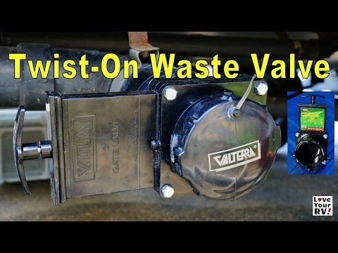 Neat RV Sewer Tip - Twist On Gate Valve