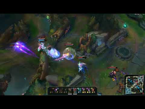 Ahri rework Penta kill 1 v 5 ranked game (MyLovelyForm)