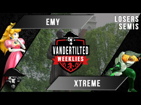 VanderTILTED #26 - Melee Singles - Emy (Peach) VS Xtreme (Sheik) - Losers Semis