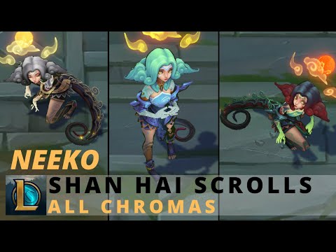 Shan Hai Scrolls Neeko All Chromas - League of Legends