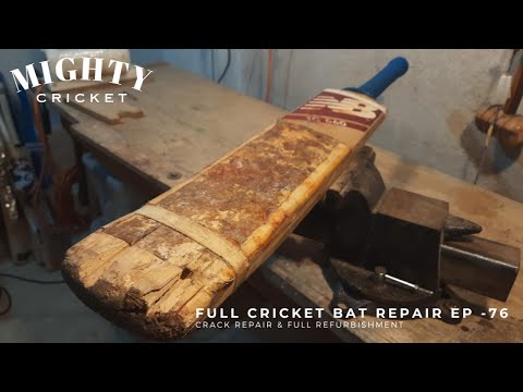 Cricket Bat Repair !!! - MASSIVE TOE & FACE SPLIT REPAIR.. EP - 76