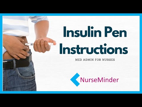 Insulin Pen Instructions (How to Use)