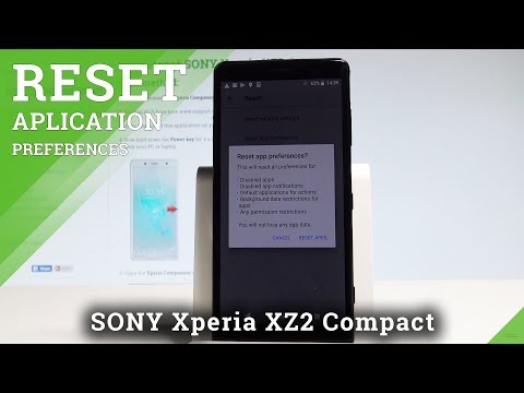 How to Reset App Preferences on SONY Xperia XZ2 Compact |HardReset.Info