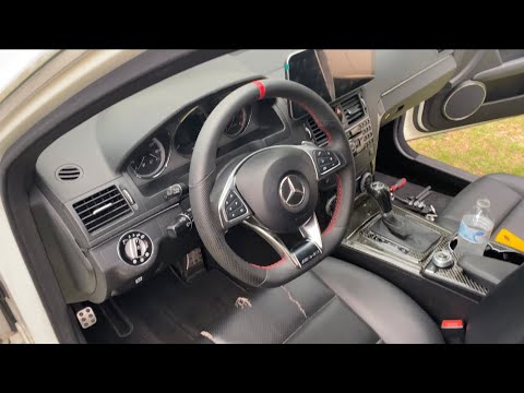 Installing New amg steering wheel on 09 w204 c300