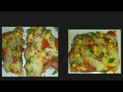 Bread pizza Recipe without oven / bread Pizza Recipe On Tawa in Kannada / Easy Bread Pizza Recipe Video