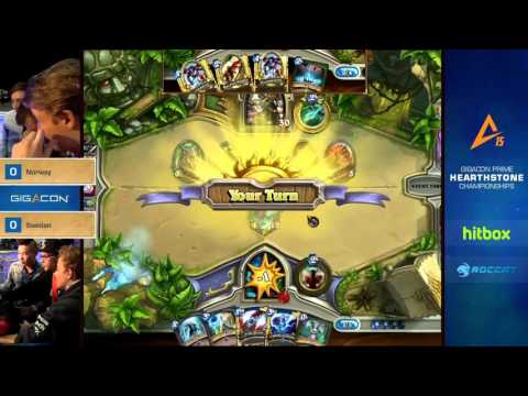 Norway vs Sweden - Showmatch - GIGACON Prime 2015 - Hearthstone