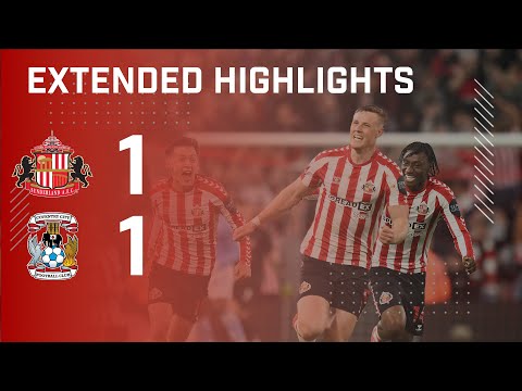 선덜랜드 AFC 1 vs 1 코번트리 시티 FC