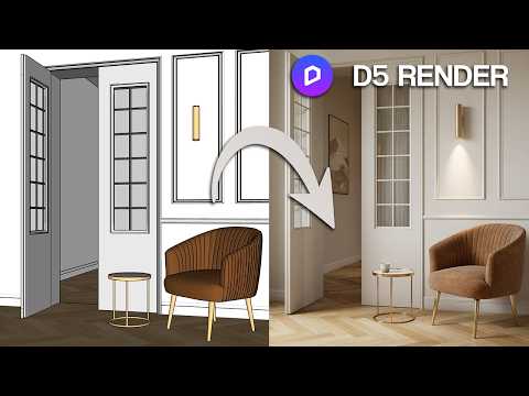 From Zero to Hero: Interior Visualization in 15 Minutes with D5 Render