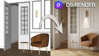 From Zero to Hero: Interior Visualization in 15 Minutes with D5 Render