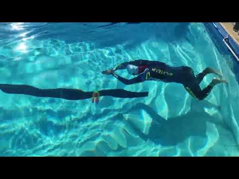 Novo recorde brasileiro de apneia dinâmica sem nadadeiras - Ricardo Bahia