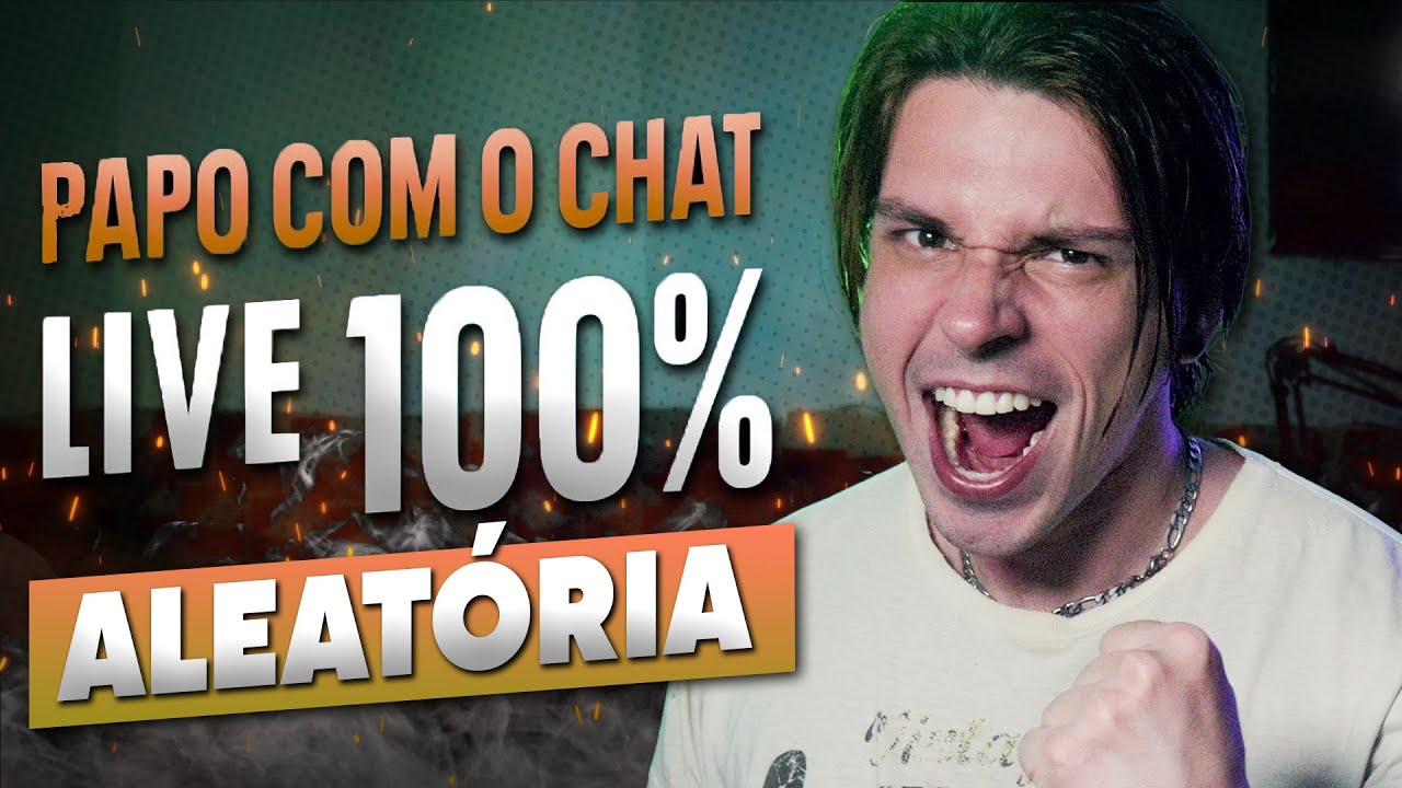Grande LIVE ALEATÓRIA de PAPO e REACT!! (02/02/25)