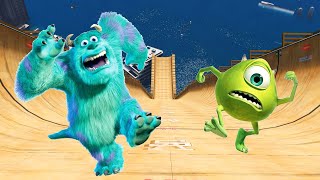 Download lagu GTA 5 Monsters Inc  Water Fails & Ragdolls Jumps Ep 1 Euphoria physics  (Funny Moments) mp3