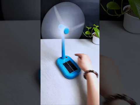 Mini High-Speed Fan 2025 | Type-C + Solar Charging | Compact & Powerful