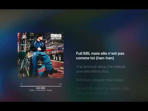 RnBoi - MON BÉBÉ (Paroles)